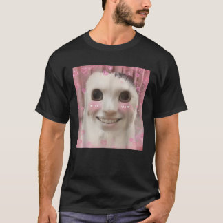 Goofy Ahh Cat Meme Dank Cursed Weirdcore Funny Dan T-Shirt