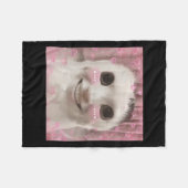 Goofy Ahh Cat Meme Dank verflucht Weirdcore Cringe Fleecedecke (Vorderseite (Horizontal))