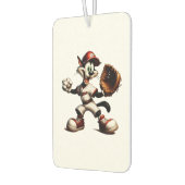Goofy Cat Baseball Pitcher bricht auf Autolufterfrischer (Links)