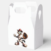 Goofy Cat Baseball Pitcher bricht auf Geschenkschachtel (Geöffnet)