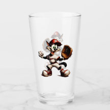 Goofy Cat Baseball Pitcher bricht auf