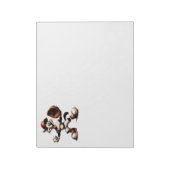 Goofy Cat Baseball Pitcher bricht auf Notizblock (Rotiert)