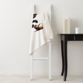 Goofy Cat Baseball Pitcher bricht auf Sherpadecke (Beispiel)