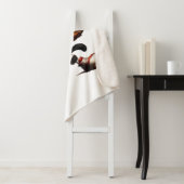 Goofy Cat Baseball Pitcher bricht auf Sherpadecke (Beispiel)