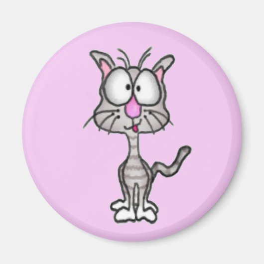Goofy Cat Magnet (Vorne)