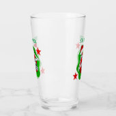 Goofy Christmas Skeleton Ornament Eyes im Spritzer Glas (Links)