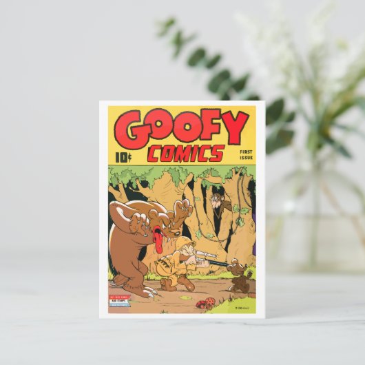 Goofy Comic, #1 Postkarte (Stehend Vorderseite)
