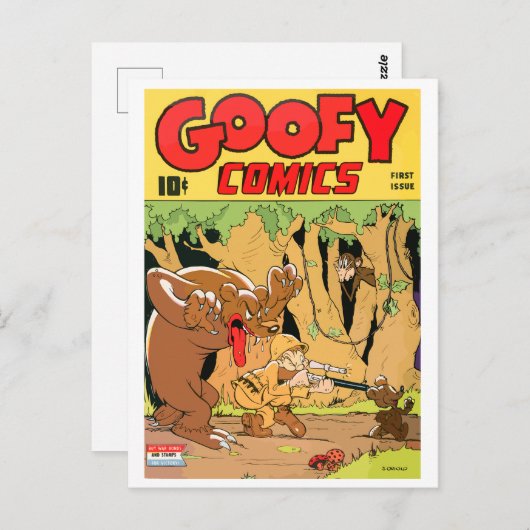 Goofy Comic, #1 Postkarte (Vorne/Hinten)