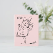 Goofy Derp Postcard Postkarte (Stehend Vorderseite)