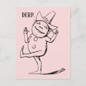 Goofy Derp Postcard Postkarte (Vorderseite)