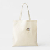 Goofy Dinosaur Triceratops Tote Bag Tragetasche (Rückseite)