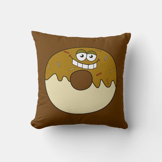 Goofy Donut Kissen (Vorderseite)
