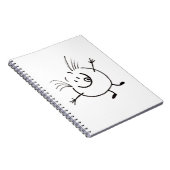 Goofy Doodle Typ Notebook Notizblock (Rechte Seite)
