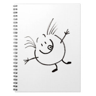 Goofy Doodle Typ Notebook Notizblock