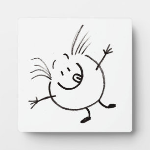 Goofy Doodle Typ Plaque Fotoplatte