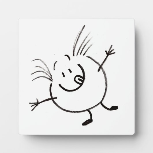 Goofy Doodle Typ Plaque Fotoplatte (Vorderseite)