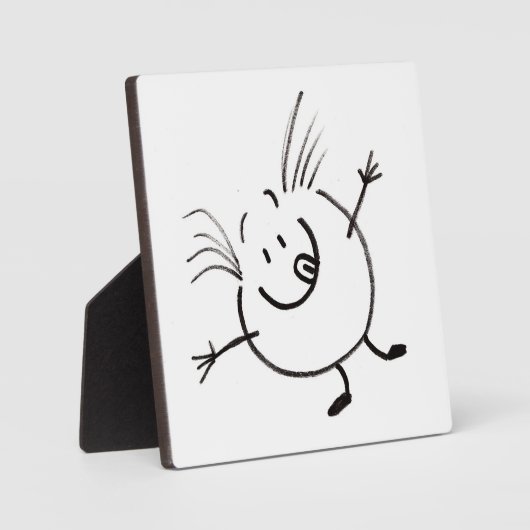 Goofy Doodle Typ Plaque Fotoplatte (Vorderseite)