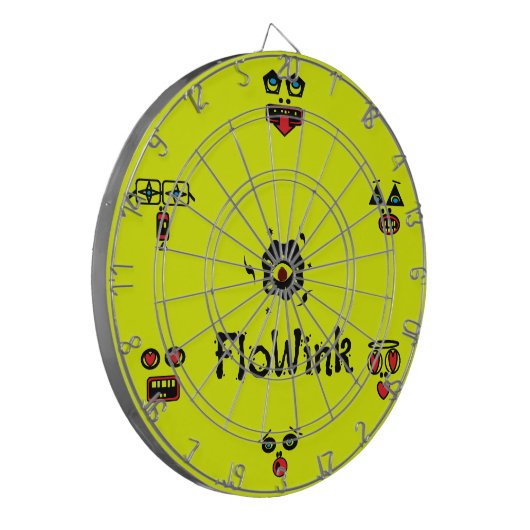 Goofy Face Dartscheibe (Vorderseite Links)