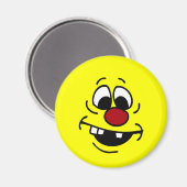 Goofy Face Grumpey Magnet (Vorderseite/Rückseite)