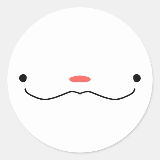 Goofy Face Sticker (Vorderseite)