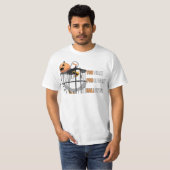 Goofy Gänse Halloween Design - nicht Beängstigend T-Shirt (Vorne ganz)