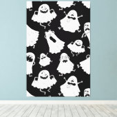 Goofy Ghosts Canvas Print Leinwanddruck (Insitu (Holzboden))