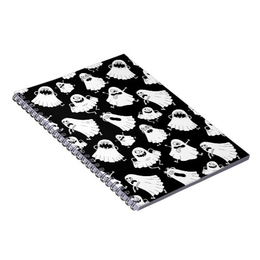 Goofy Ghosts Foto Notebook Notizblock (Rechte Seite)
