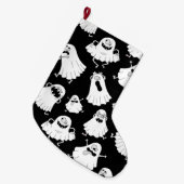 Goofy Ghosts Strumpf #2 Großer Weihnachtsstrumpf (Vorderansicht (hängend))