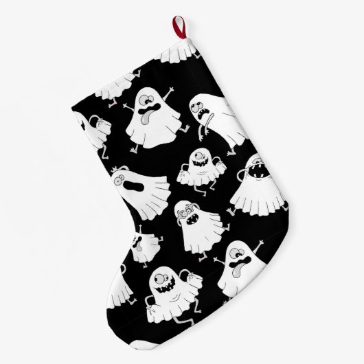 Goofy Ghosts Strumpf #2 Großer Weihnachtsstrumpf (Rückseite (Hängend))