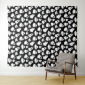 Goofy Ghosts Tapestry Wandteppich (Beispiel (Horizontal))