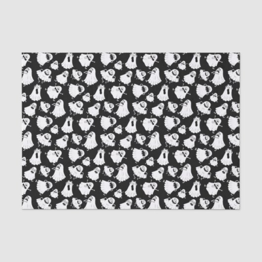 Goofy Ghosts Tissue Paper Seidenpapier (Vorderseite)