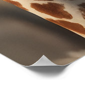 Goofy Giraffen in Brillen Poster (Ecke)