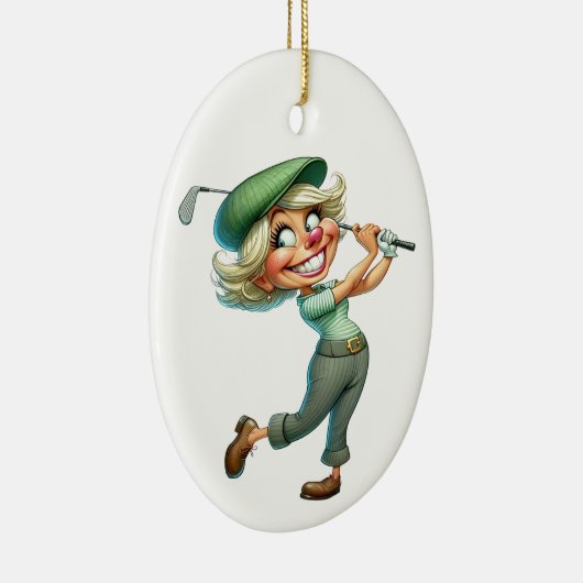 Goofy Golf Keramik Ornament (Rechts)