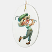 Goofy Golf Keramik Ornament (Links)