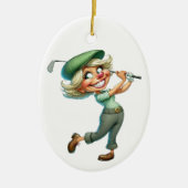 Goofy Golf Keramik Ornament (Vorne)