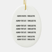 Goofy Golf Keramik Ornament (Hinten)