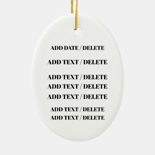 Goofy Golf Keramik Ornament (Hinten)