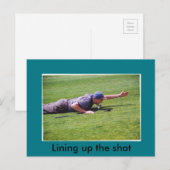 Goofy Golf Postcard Postkarte (Vorne/Hinten)