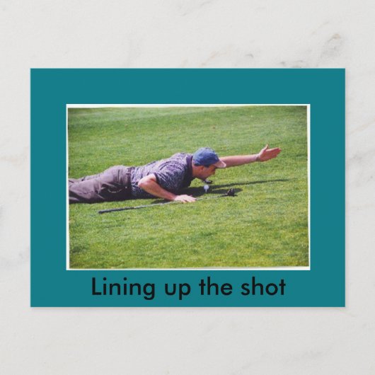 Goofy Golf Postcard Postkarte (Vorderseite)