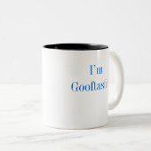 Goofy Gooftastic Spaß-albernes beschreibendes Zweifarbige Tasse (VorderseiteRechts)