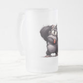 Goofy Gorilla Explorer-Tasse Mattglas Bierglas (Vorderseite Links)