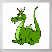 Goofy Green Dragon Poster (Vorne)