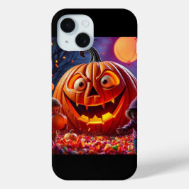 Goofy Halloween Pumpkin iPhone 15 Fall - Einzigart Case-Mate iPhone Hülle