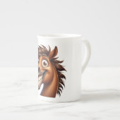 Goofy Horse Columbus Day Tasse (Vorderseite Rechts)