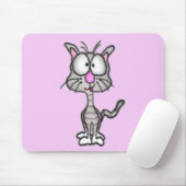 Goofy Kitty Mousepad (Mit Mouse)