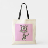 Goofy Kitty Tote Bag Tragetasche (Rückseite)