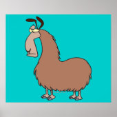 Goofy-Lama-Cartoon Poster (Vorne)
