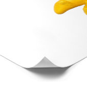 Goofy Lila Monster Baby Dusche Kinderzimmer Poster (Ecke)