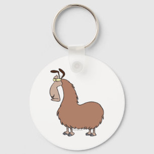 goofy Llama-Zeichentrick Schlüsselanhänger