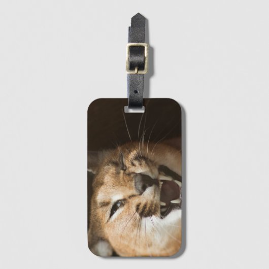 Goofy Lynx Gepäckanhänger (Vorderseite Vertikal)